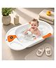 StarAndDaisy Baby Bath Tub for 0 to 5 Years with Temperature Sensing Meter and Anti Skid Legs Baby Bathing Tub for Newborn Toddlers and Kids Safe Comfortable Foldable and Easy to use.