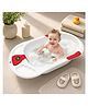 StarAndDaisy Baby Bath Tub for 0 to 5 Years with Temperature Sensing Meter and Anti Skid Legs Baby Bathing Tub for Newborn Toddlers and Kids Safe Comfortable Foldable and Easy to use.