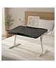 StarAndDaisy Kids Study Table Foldable/Multipurpose Baby/Kids Bed Table for Laptop and Study/Laptop Table Stand with Adjustable Height & Angle with USB Port, LED and Mini Cooling Fan -Black