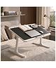 StarAndDaisy Kids Study Table Foldable Multipurpose Bed Table for Kids and Laptop Use Adjustable Tabletop Angle with Book and Tablet Holder black