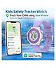 Bawy Kids Safety Tracker Watch for iPhone | Apple Find My Compatible | Share Tracking with Up to 5 Family Members | Bluetooth Tracking up to 30m | Digital Watch with Alarm, Calendar & Stopwatch (PURPLE).