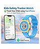 Bawy Kids Safety Tracker Watch for iPhone | Apple Find My Compatible | Share Tracking with Up to 5 Family Members | Bluetooth Tracking up to 30m | Digital Watch with Alarm, Calendar & Stopwatch (BLUE).