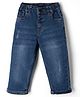 Babyoye Cotton Lycra Denim Washed Jeans - Blue