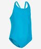 DECATHLON Sleeveless Solid Swimsuit  - Blue
