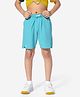 DECATHLON Kuikma Lite 560 Jr Knit Brand Logo Printed Shorts - Blue