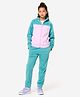 DECATHLON Full Sleeves Colour Blocked Tracksuit - Purple