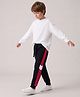 Pine Kids Cotton Knit Full Length Solid Lounge Pant - Black