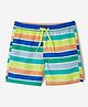 DECATHLON 100 Striped Swimming Trunks - Multicolor