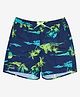 DECATHLON Abstract Printed  Swimming Trunks - Blue