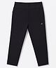 Doreme Sinker Knit Full Length Solid Leggings - Black
