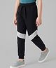 Pine Kids Knit Full Length Striped Printed Lounge Pants - Black