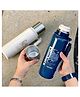 Sanjary Insulated Stainless Steel Vacuum Flask with Carry Strap Portable Hot Cold Water Bottle for Kids Adults 730ml Use color design may vary