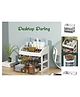 Sanjary Desktop Storage Organizer with Drawers Multi Compartment Makeup Cosmetic Stationery Holder for Kids Adults Home Office Use color design may vary
