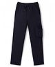 Doreme Sinker Knit Full Length Solid Lounge Pant - Navy Blue