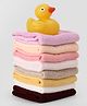 Ben Benny Terry Knit Hand & Face Towels With Rubber Duck Pack of 8 L 23.5 x B 23.5 cm - Multicolor