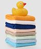 Ben Benny Terry Knit Hand & Face Towels With Rubber Duck Pack of 8 L 23.5 x B 23.5 cm - Multicolor