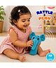 TinyTyke 12 cm Plush Baby Elephant Rattle Soft Toy