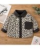Googo Gaaga Cotton Woven Full Sleeves Leopard Printed Shirt - Cream