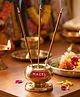 HAZEL Brass Agarbatti Stand Holder | Incense Stick Stand for Pooja Room, Temple & Home Decor