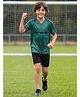Lil Tomatoes Knit Half Sleeves Dynamic Text & Abstract Printed Tee & Shorts Set - Bottle Green