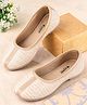 Cute Walk by Babyhug Slip On Ethnic Printed Mojaris - Beige