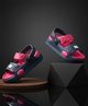 FEETWELL SHOES Colour Blocked Perforated Slingback Clogs - Red