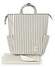 Walking Mum Rucksack Botton Strips - Grey