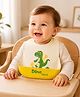 Puchku Silicone Bib for Baby Food Feeding BPA Free, Baby Apron Adjustable Straps, Built-in Food Pocket Mess Free, Waterproof, Washable & Reusable Ideal for Babies 6 to 36 Months - Yellow