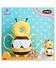 Puchku Baby Head Safety Cushion Backpack Plush Honey Design for Ultimate Protection Adjustable Chest Strap Soft Head Protection Pillow