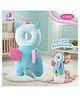 Puchku Unicorn Shaped Baby Safety Head Protector Cushion Backpack Soft Head Protection Pillow with Adjustable Chest Strap for Crawling and Walking Infants