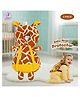 Puchku Baby Head Protector Cushion Backpack for Crawling Baby Head Protection Pillow with Chest Strap Adjustable Soft Head Protection Pillow for Crawling Infants Tiger Design