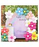 Puchku 91 Pcs Daisy Flower Balloons Diy Kit Groovy Boho Theme Party Decorations Daisy Flower Balloon Set For Groovy Retro Hippie Birthday Baby Shower Wedding Party Supplies Multicolor