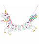 Puchku Unicorn Happy Birthday Banner for Unicorn Party Supplies/Unicorn Party Supplies Decorations/Unicorn Happy Birthday Banner for Unicorn Party Supplies