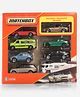 Matchbox Die Cast Jeep & Truck Set Of 8 - Light Green