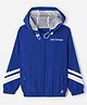 Pine Active Woven Full sleeves Ultra comfort Atheliesure Hooded Jacket - Royal Blue