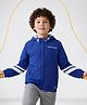 Pine Active Woven Full sleeves Ultra comfort Atheliesure Hooded Jacket - Royal Blue