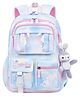 Myneemoe 18 Inches Cotton Candy Elite Girls Backpack Durable, Stylish & Spacious School Bag  Blue