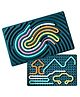 Zyamalox, Sensory Activity Board silicon toy for kids diy creative learning game indoor family games educational toys toddlers toy brain development activity fun kids games (Assorted Color)