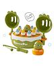 Zyamalox Dinosaur Turntable fun dinosaur catching game for kids indoor family games toy for toddlers interactive fun game toy for kid active kids games (Assorted Color)