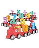 Zyamalox Number Train magnetic train toy train for kids brain development toys colorful learning train with number carriages educational train toys for kids fun (Assorted Color)