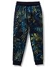Junior Killer Cotton Knit Full Length Tropical Theme Printed Lounge Pant - Navy Blue