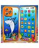 VGRASSP Rechargeable 24 Modes Educational Phone Toy For Kids With English And Hindi Rhymes, Stories, Alphabets And Number - Educational Shark Theme Dummy Mobile Toy With Voice Recorder - Multicolor