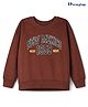 Honeyhap Premium 100% Cotton Looper Terry Knit Sweatshirt with Full Sleeves and New Mexico 1959 West Text Print - Brown