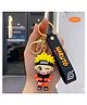 Puchku Naruto -Themed Keychain with Sticky Hooks, Accessories for Bag pack, Purse, Cute Silicone Keyrings for Kids and Adults, (Pack of 1, Multicolor)