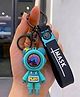 Puchku Space -Themed Keychain with Sticky Hooks, Accessories for Bag pack, Purse, Cute Silicone Keyrings for Kids and Adults, (Pack of 1, Green)