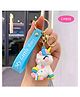 Puchku Little Pony -Themed Keychain with Sticky Hooks, Accessories for Bag pack, Purse, Cute Silicone Keyrings for Kids and Adults, (Pack of 1, Multicolor)