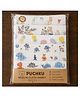 Puchku Premium Muslin Baby Hanky - Ultra Soft, Absorbent, Multipurpose Cloth for Newborns & Infants Set of 6