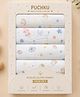 Puchku Premium Muslin Baby Hanky - Ultra Soft, Absorbent, Multipurpose Cloth for Newborns & Infants Set of 3