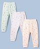 Simply Interlock Knit Full Length Lounge Pant With Vehicle & Boat Print Pack of 3 - Peach Pink Green
