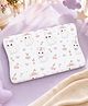 Mi Arcus Cute Printed Ultra-Soft Breathable Memory Foam Baby Pillow- White